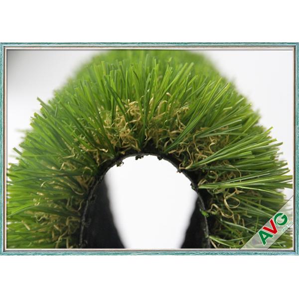 Garden Outdoor Synthetic Turf / Artificial Grass 9600 Dtex For House Decoration
