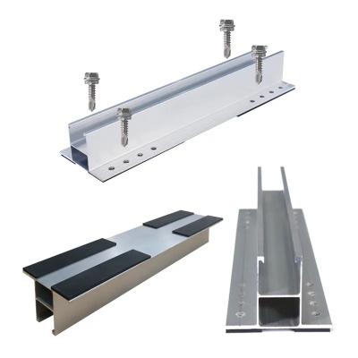 Boyue Photovoltaïque Mini Rail Système de Montage Solaire Sans Rail Pv Support Solaire