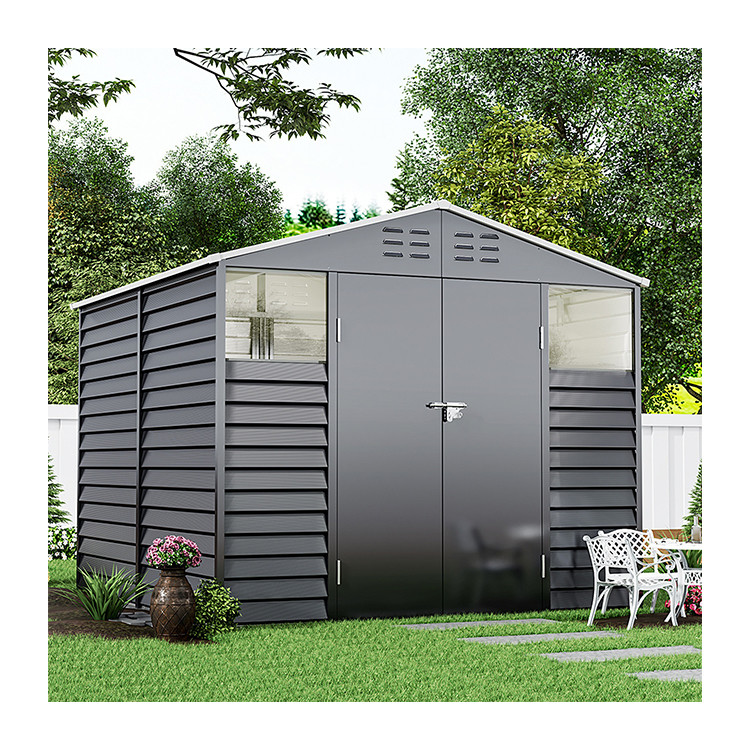 43kg AJUNION Metal Garden House Storage Building Shed Waterproof and Durable Solution