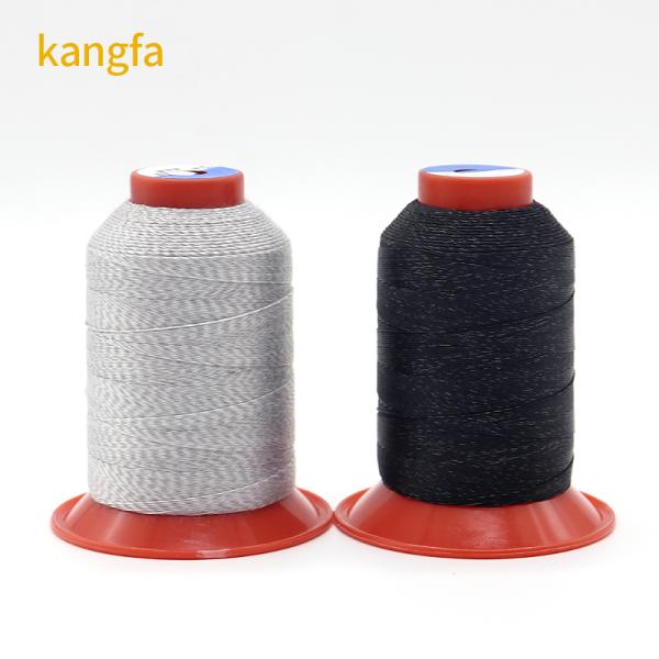 210D 3 Стальная длинная проводящая волокна швейная нить для обуви Диван Гармет Кожа швейная