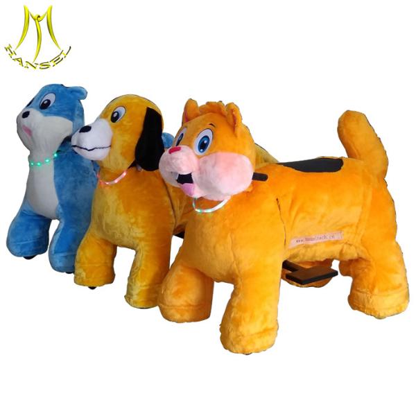 Hansel plush electric stuffed animals adults can ride on animals in shopping mall