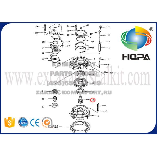 20Y-26-14280 Excavator Hydraulic Parts Engineering Swing Machinery Shaft PC200-5