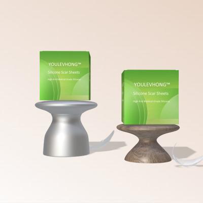 Folhas de silicone respiráveis e transparentes para eliminar cicatrizes