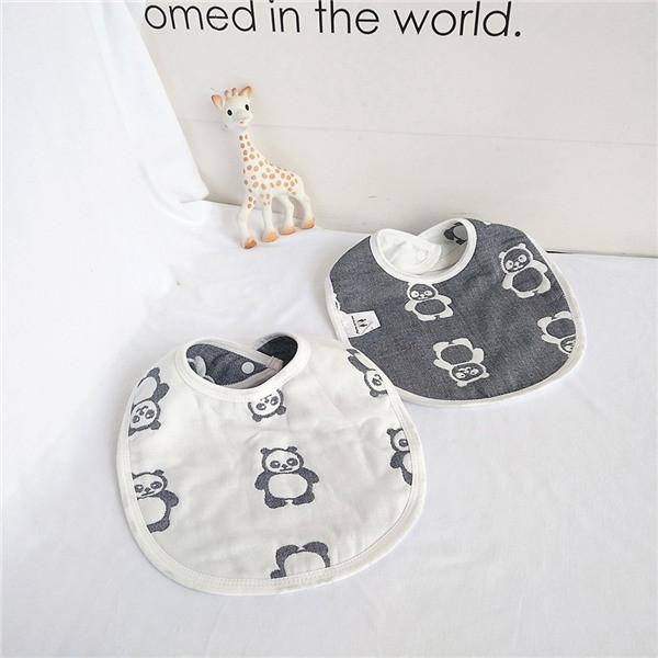 Super Absorbent Classical Muslin Baby Bibs Multi Design Long Bibs For Toddlers