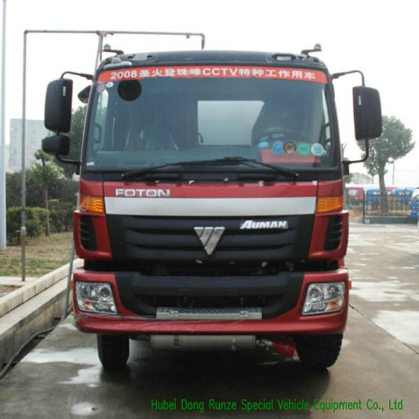 FOTON 8x2 Aluminium Alloy Fuel Oil Delivery Truck For Diesel Transportation 28CBM