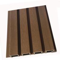 panneau mural composé en plastique en bois de revêtement de mur extérieur de 26mmx220mm WPC insonorisé