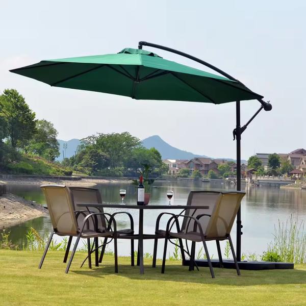 Terrace Garden Big Sun Umbrellas Round and San-2 Design for Outdoor Protection