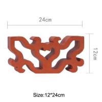 Tejas hechas a mano brillantes de la terracota de la pared del jardín de los ladrillos decorativos chinos de la terracota