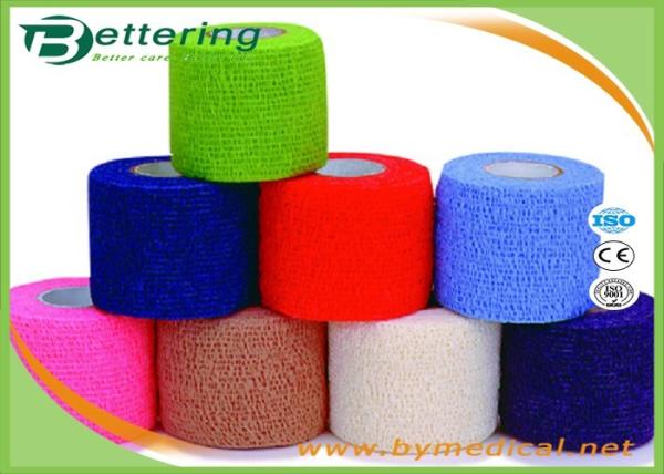 2 Easy Hand Tearing Non Woven cohesive bandage self adhesive bandage coflex bandage