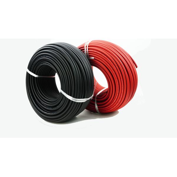 Baixo cabo solar do fumo 2.5mm2 picovolt, cabo da C.C. do padrão 1000V de Rohs para o sistema fotovoltaico