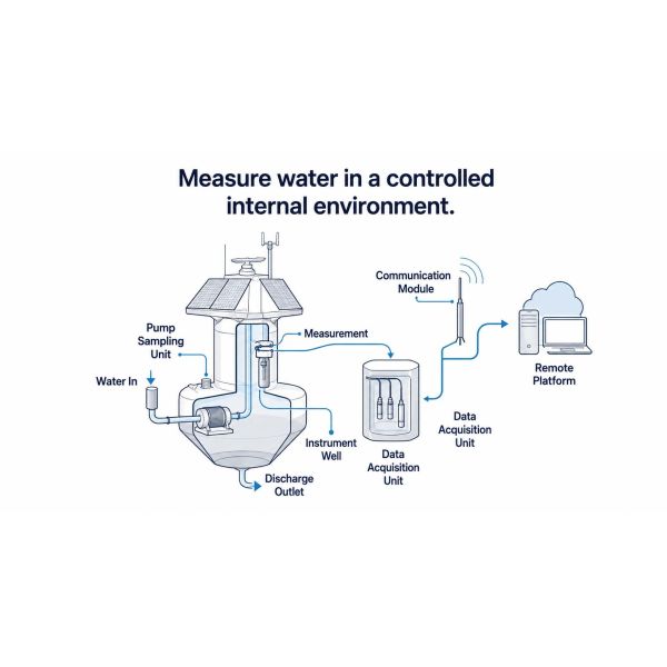 Pump-Sampling Water Quality Buoy with Instrument Well for Reliable Monitoring