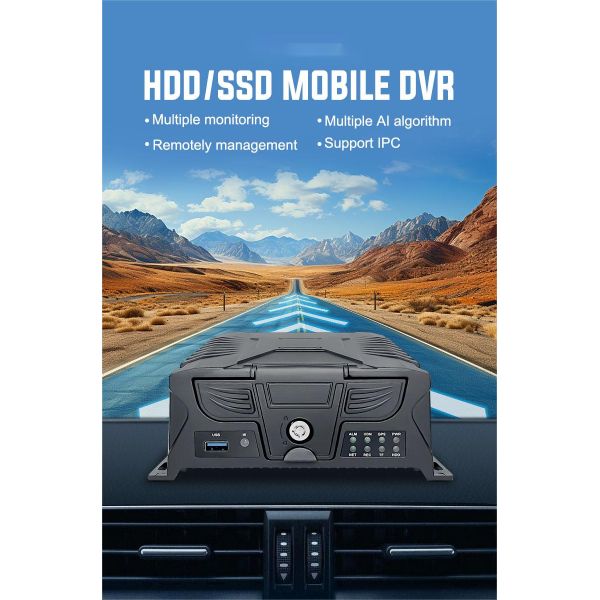 4G MDVR 8CH 4G SD+Hard Disk Including Cmsv6 Platform Software