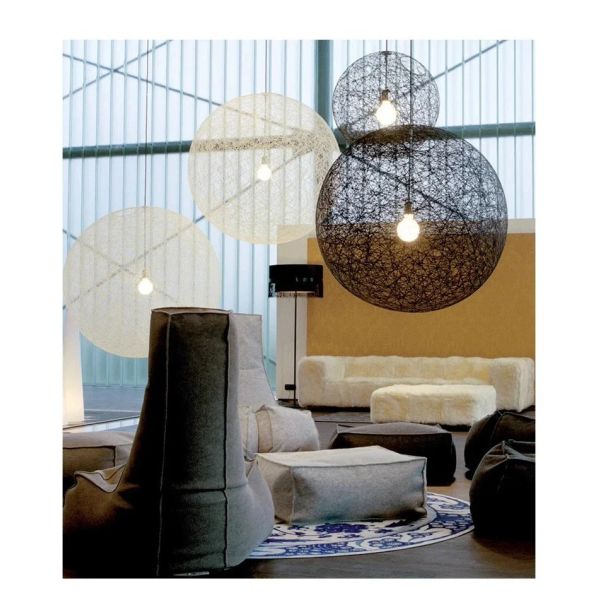 Loft Hanging Lamp Living Room Home Decoration Nordic Rattan Weaving Spherical Pendant light(WH-WP-145)