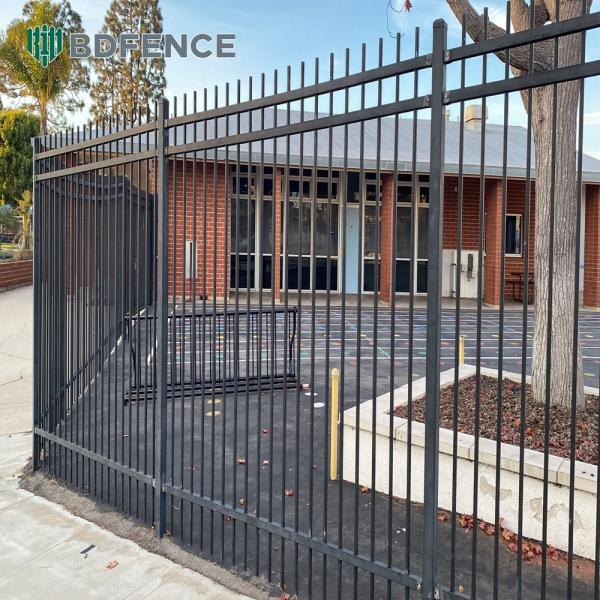 1.8m UV-Stabilized Tubular Security Fencing Sunbelt Approved