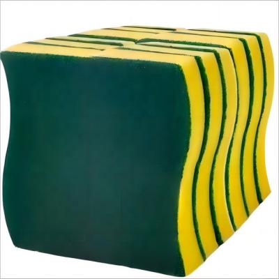 Couleur écologique Lave-vaisselle éponge lave-vaisselle éponge sûre anti-odeur légère