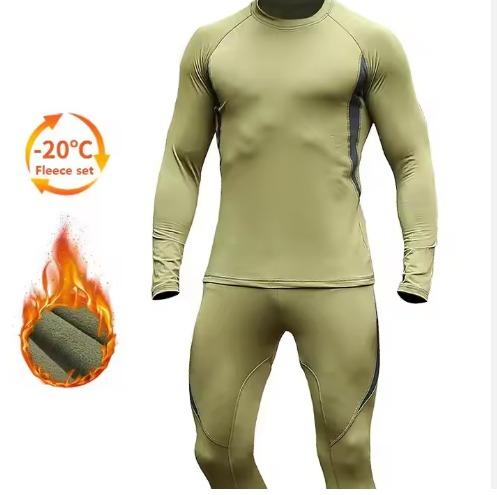 Sous-vêtements thermiques nouvelle conception 2025 pour l'hiver, pour vêtements d'uniforme militaire