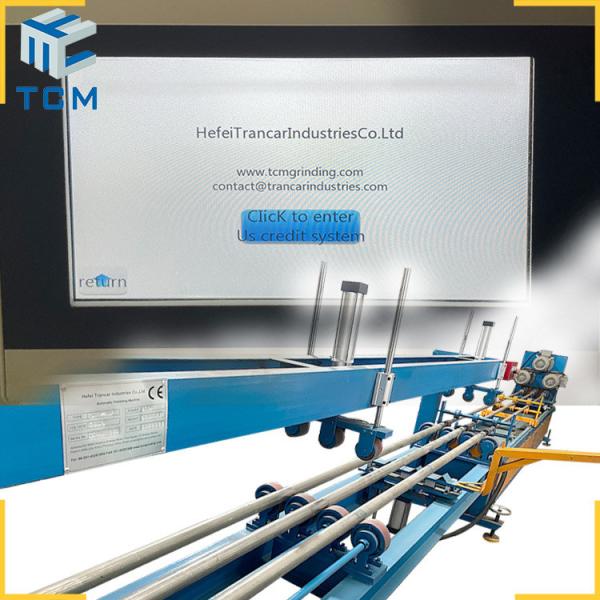 Sanitary Tubes Automatic Pipe Polishing Machine Internal Surface Mechanical Polishing