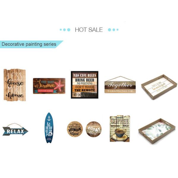 Odm Wedding / Restaurant 2.2cm Custom Wood Plaque Signs