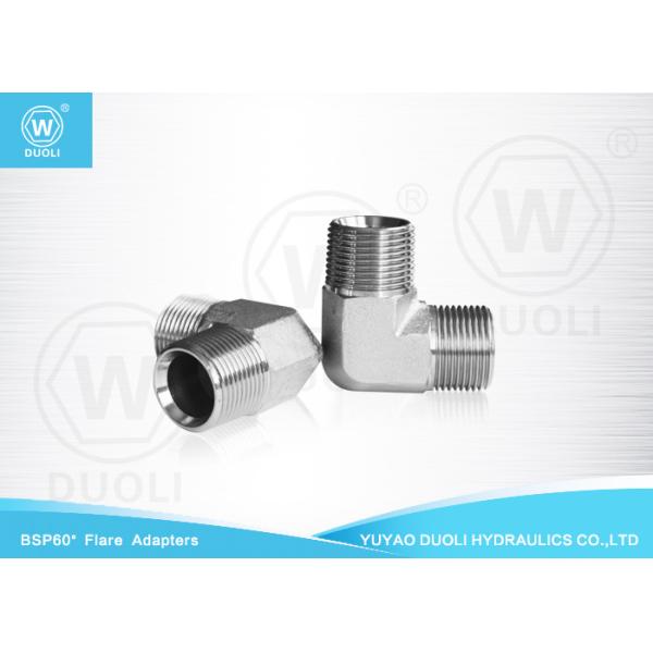 Mâle de BSP/BSPT acier au carbone hydraulique d'adaptateur de montage de fusée