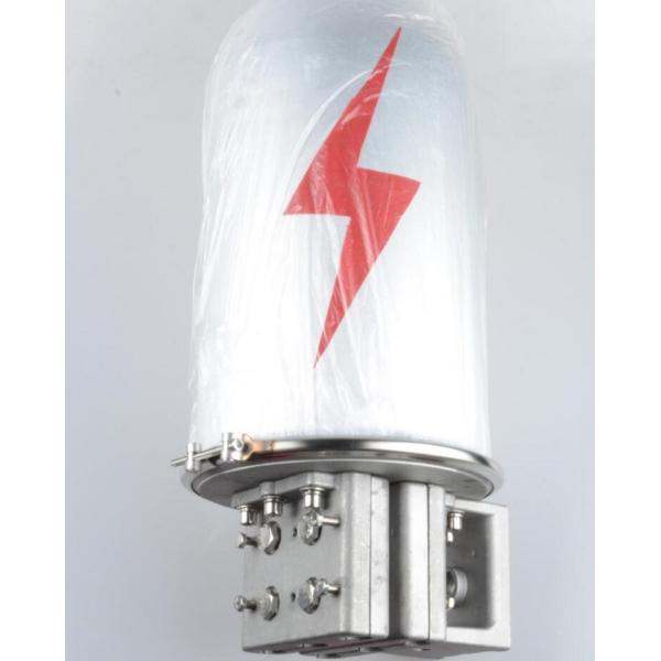 Приложение соединения волокна цвета серебра металла портов совместной коробки 2 оптического волокна ОПГВ 48 на открытом воздухе