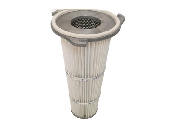 5um,0.5um,2um,0.2um,Antistatic Dust Air Filter Cartridge , 3 Lugs Flange Washable Filter Air Cartridge