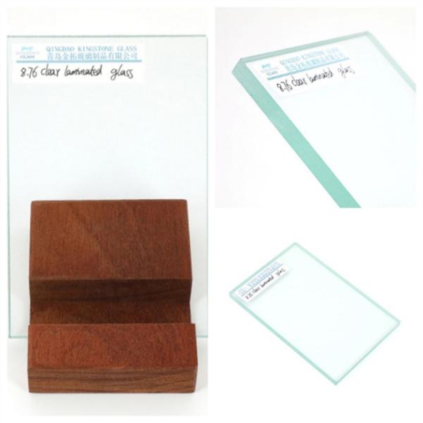 High Transparency Safety Laminated Glass 8.76mm With PVB S-LEC