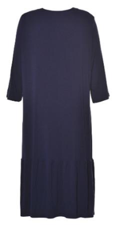Long Sleeve Black Color Dress for Women In Cotton and Spandex Quality