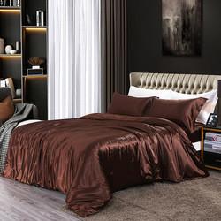 Home Textile Mulberry Silk Bed Sheets , Queen Size 20x30in Fitted Silk Bed Covers
