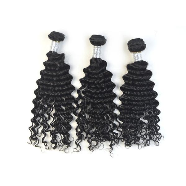 100% Unprocessed Virgin Peruvian Hair Extensions 5A Curly Hair Deep Wave