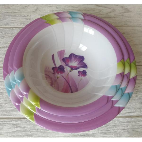 Customized Melamine Salad Bowl - High Fade Resistance Included