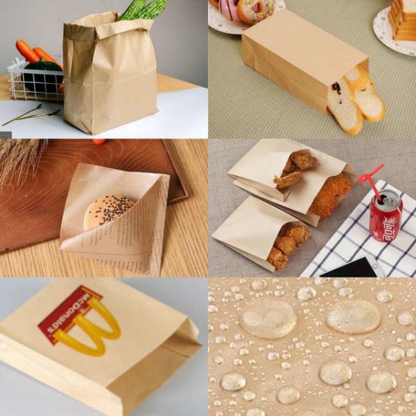 FDA Certified Greaseproof Kraft Food Wrapper Reel With Poly Coated