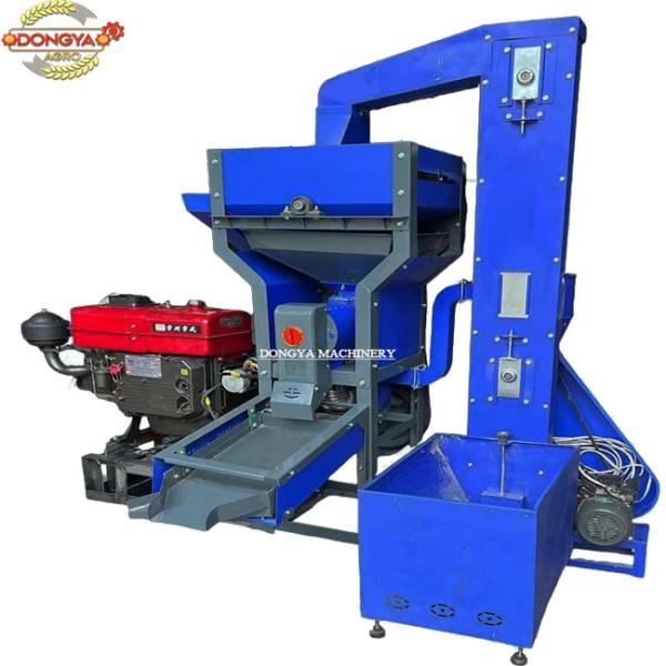 18HP Diesel Engine Commercial Rice Mill Machine 550kg Per Hour