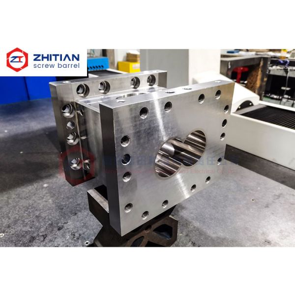 Hygienic Twin Screw Extruder Barrel with Precision-Machined Inner Bore
