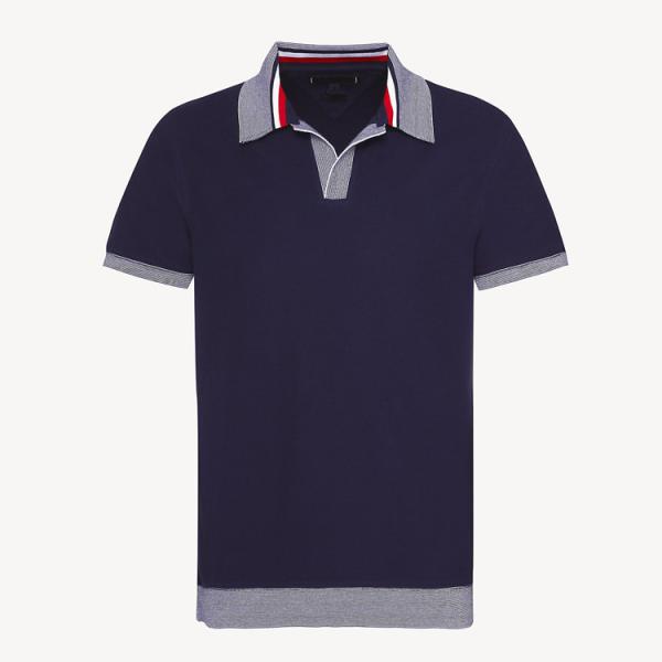 100% Cotton Golf T Shirt Polo Style Short Sleeve Slim Fit Custom Logo