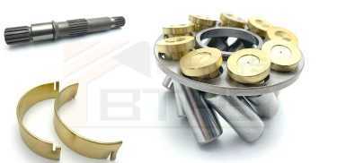 Rexroth A10VSO71 high-pressure plunger pump parts, REXROTH A10VO71 pump body and oil distribution plate repair parts