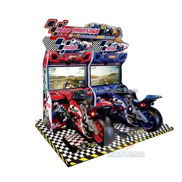 110V/220V/230V Voltagem Moto GP Simulador Máquina de jogo de arcade para design personalizado