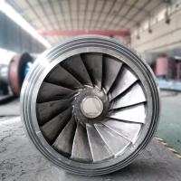 Velocidad pulida de la hoja del corredor de la turbina hidráulica ángulo de la hoja ajustable y personalizado / altura