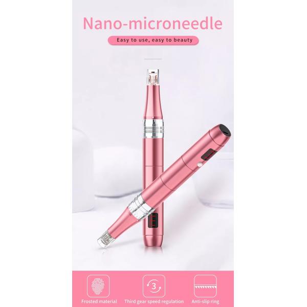 Профессиональный радиотелеграф Microneedling пишет регулируемую микро- Needling профессиональную машину Microneedle ручки Derma