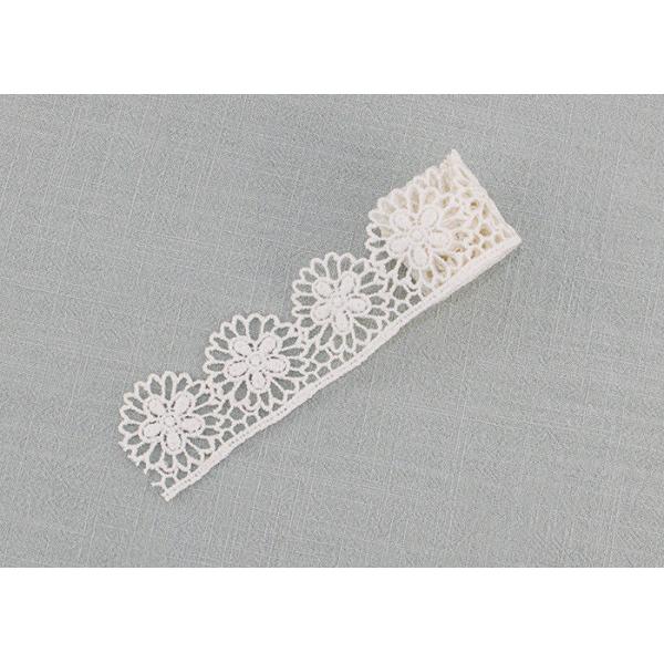 Cotton Guipure Venice Lace Trim Water Soluble Lace Floral Embroidered Lace Ribbon