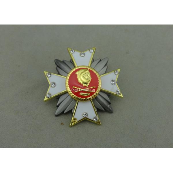 Die Casting Zinc Alloy Souvenir Badges , Government 3D Badge