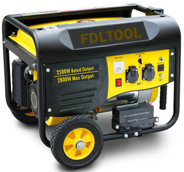 2.5KW Gasoline Generator with Handle & Wheels