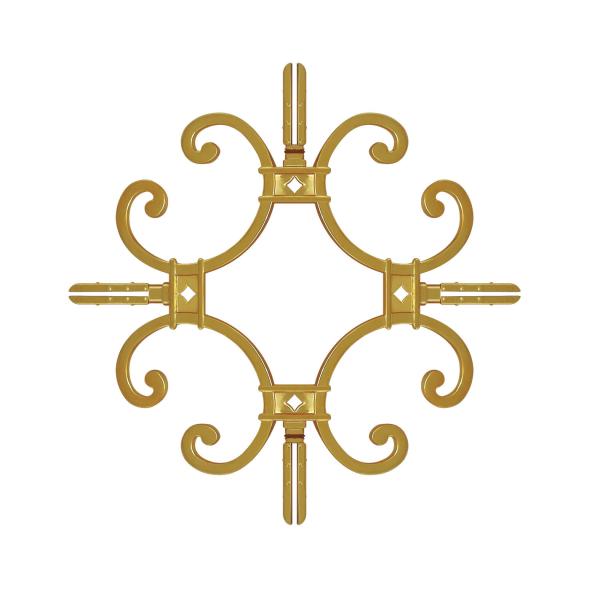 7mm Diameter Decorative Aluminum Georgian Bar for Turkish UPVC Windows and Doors Profiles