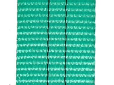 Webbing verde do poliéster da costura EN1492-1 multifuncional para correias da catraca do Webbing