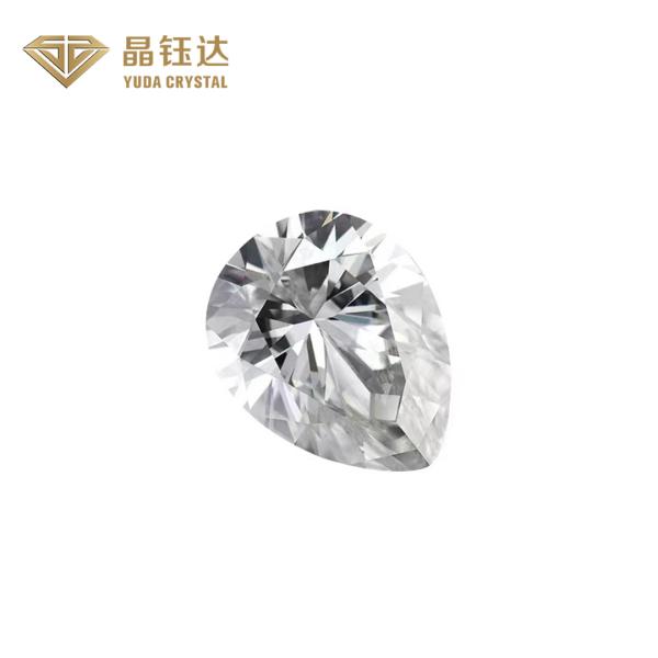 груша 1.0ct 1.5ct 2.0ct аттестованная IGI отрезала синтетические свободные диаманты для обручальных колец