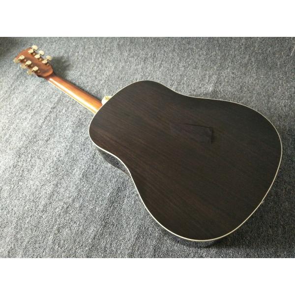 Guitar Factory Customization Acoustic Guitar Vintage Top AAA Sitka Solid Spruce Body Guitar with Fishman pickups