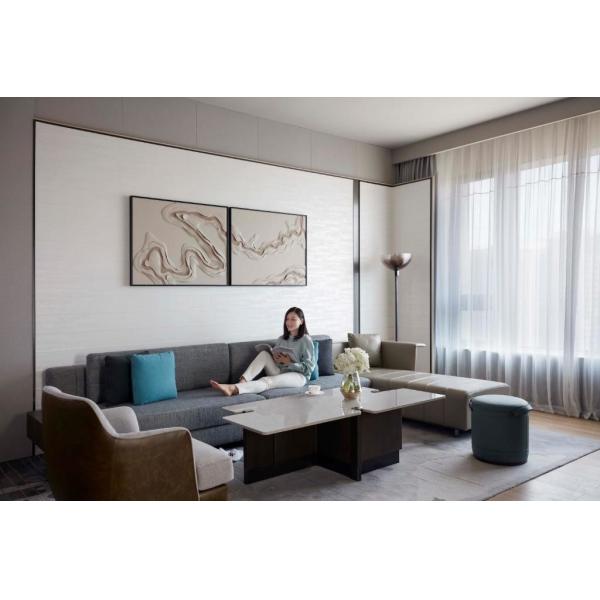 Дизайн облицовки древесины золы группы международного отеля Marriott упрощенный мебелью