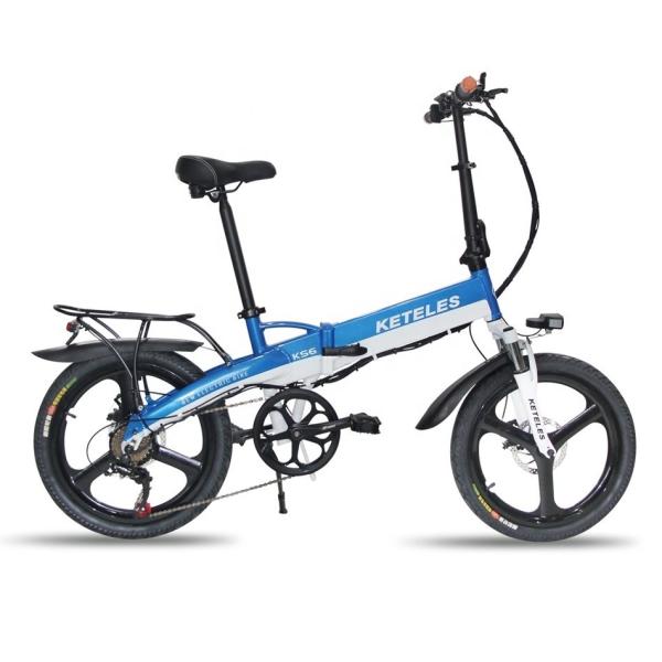48V 350W 10AH Electric Bike with 20 Inch Folding Frame and 31-60km Range per Power