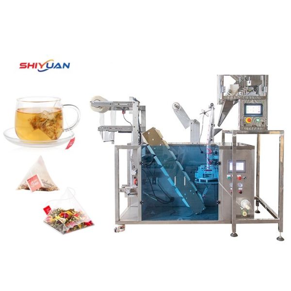 Vertical Nylon Triangle Packing Machine ，220V Green Tea Packing Machine