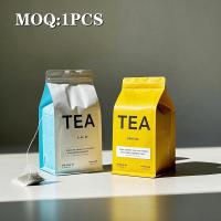 2025 Nueva bolsa de embalaje de té Impresión a medida Fabricante mayorista Bolsa de cremallera de plástico compuesto a prueba de humedad