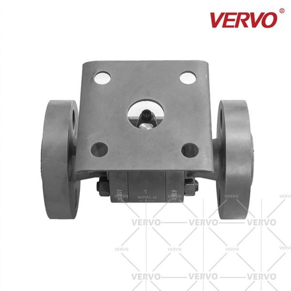 DN25 A105N 900LB 1inch Metal Seated Ball Valves For High Temperature Bare Stem Ball Valve